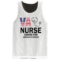 VA Nurse Caring For American's Heroes Mesh Reversible Basketball Jersey Tank