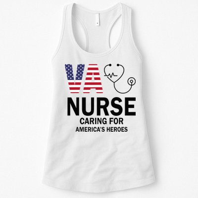 VA Nurse Caring For American's Heroes Womens Tank Top