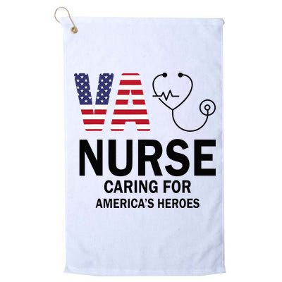 VA Nurse Caring For American's Heroes Golf Towel