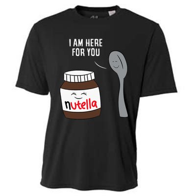 Valentine Nutella Couplepartner Gifts Cooling Performance Crew T-Shirt