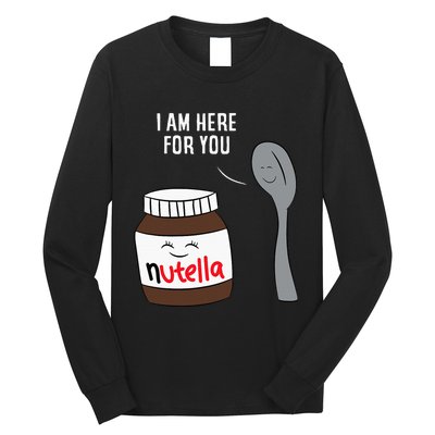 Valentine Nutella Couplepartner Gifts Long Sleeve Shirt