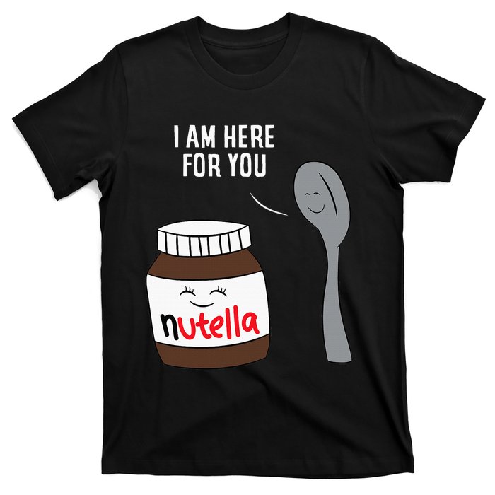 Valentine Nutella Couplepartner Gifts T-Shirt