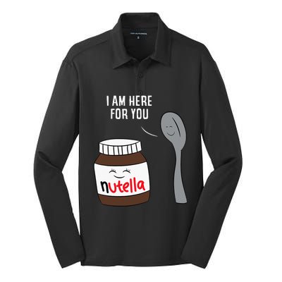 Valentine Nutella Couplepartner Gifts Silk Touch Performance Long Sleeve Polo