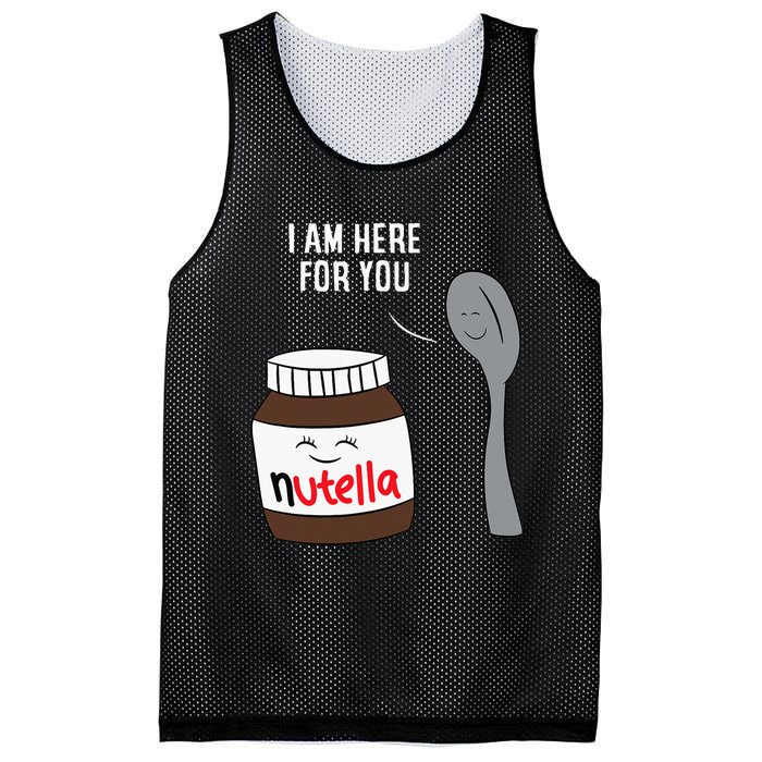 Valentine Nutella Couplepartner Gifts Mesh Reversible Basketball Jersey Tank