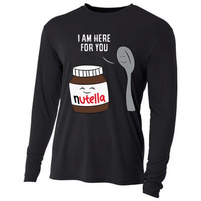 Valentine Nutella Couplepartner Gifts Cooling Performance Long Sleeve Crew