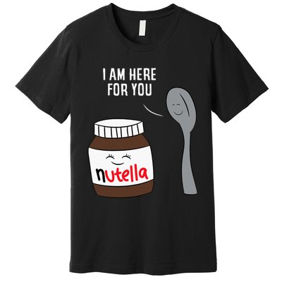 Valentine Nutella Couplepartner Gifts Premium T-Shirt