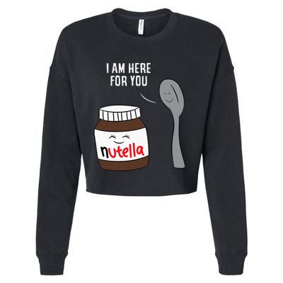 Valentine Nutella Couplepartner Gifts Cropped Pullover Crew