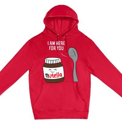 Valentine Nutella Couplepartner Gifts Premium Pullover Hoodie