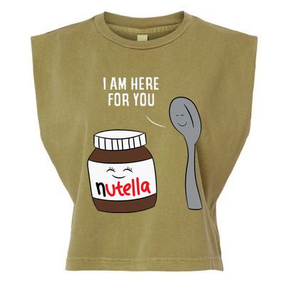 Valentine Nutella Couplepartner Gifts Garment-Dyed Women's Muscle Tee