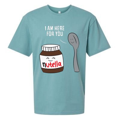 Valentine Nutella Couplepartner Gifts Sueded Cloud Jersey T-Shirt