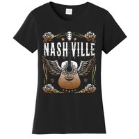 Vintage Nashville Country Music City Guitar Player Women's T-Shirt