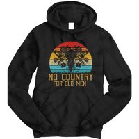 Vintage No Country For Old Men Uterus Feminist Women Rights Tie Dye Hoodie