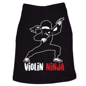 Violin Ninja Cute Violinist Musician Funny Music Player Gift Doggie Tank