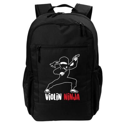 Violin Ninja Cute Violinist Musician Funny Music Player Gift Daily Commute Backpack