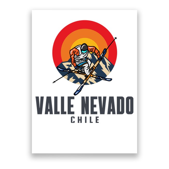 Valle Nevado Chile Ski Resort Skiing Poster