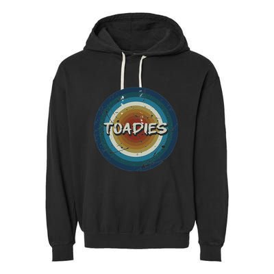 Vintage New Circle Toadies Music Retro Band 90s Garment-Dyed Fleece Hoodie