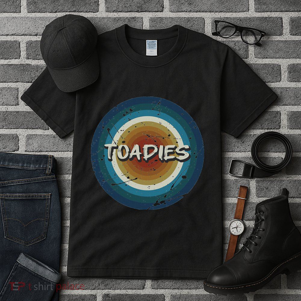 Vintage New Circle Toadies Music Retro Band 90s Tall T-Shirt