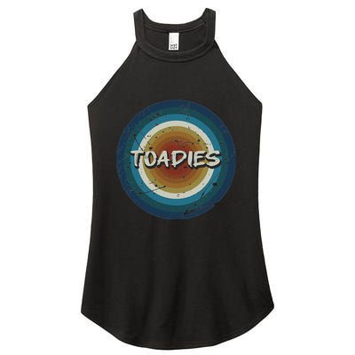 Vintage New Circle Toadies Music Retro Band 90s Women's Perfect Tri Rocker Tank