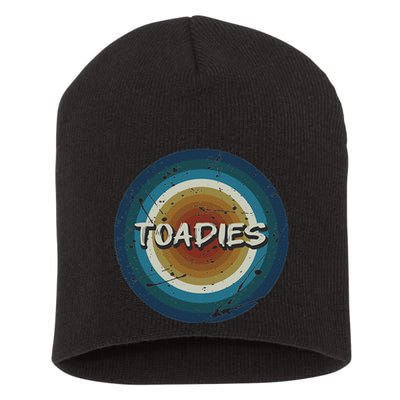 Vintage New Circle Toadies Music Retro Band 90s Short Acrylic Beanie