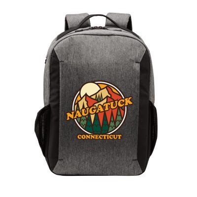 Vintage Naugatuck Connecticut Mountain Hiking Souvenir Print Gift Vector Backpack