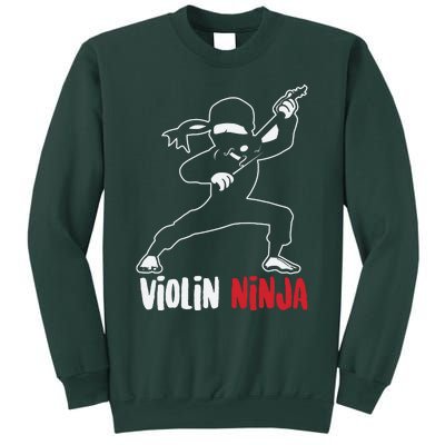 Violin Ninja Cute Violinist Musician Funny Music Player Gift Sweatshirt