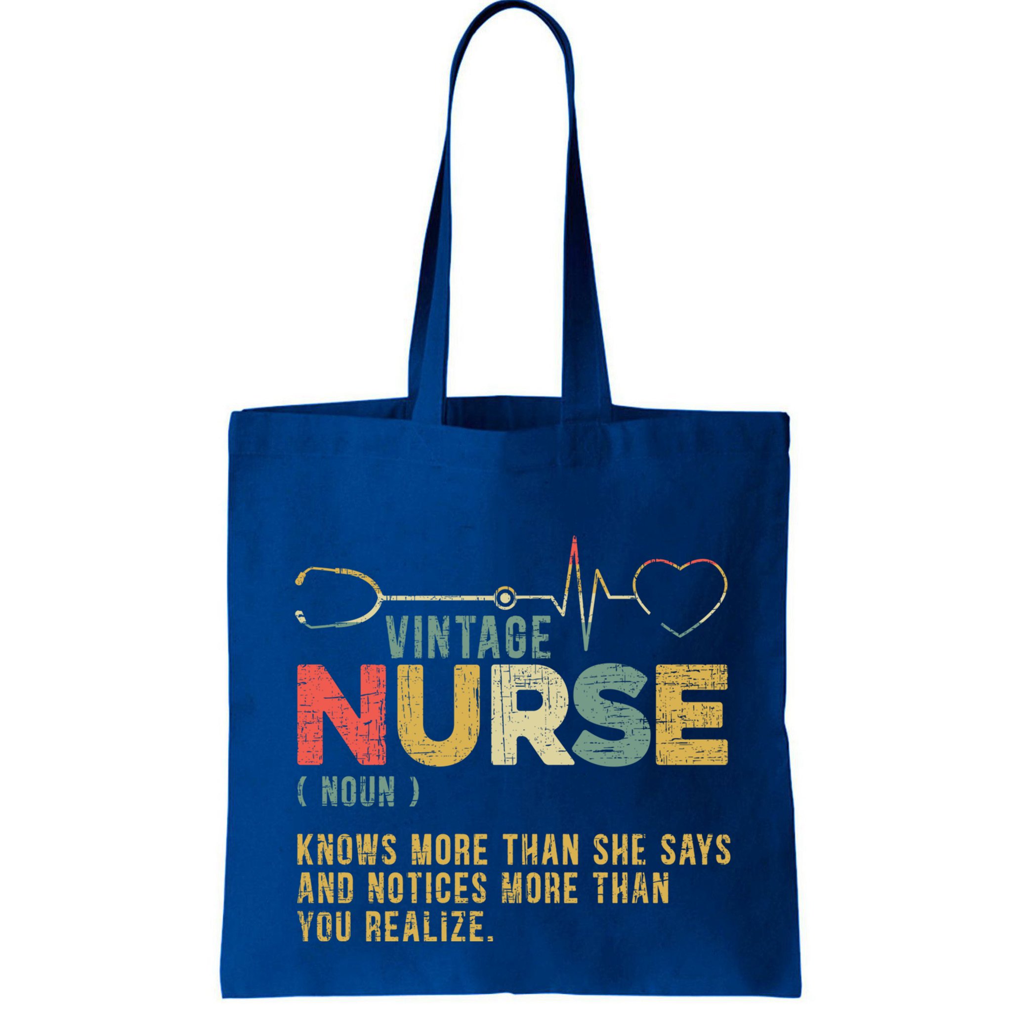 Vintage Nurse Definition Hospital Medical Registered Nursing Great Gift Bag