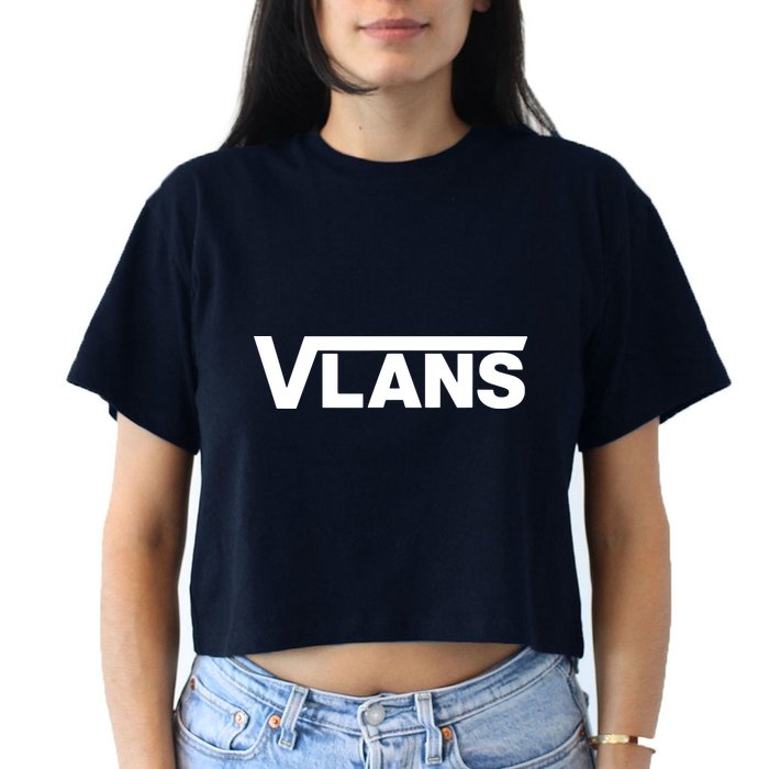 VLANs Network Engineering Crop Top
