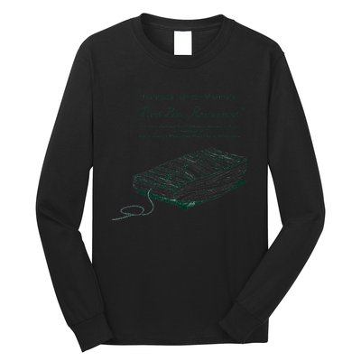 Vintage Nautical Eatery at Hancock Harbor Marina Long Sleeve Shirt