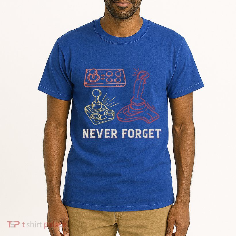 Vintage Never Forget Gamer Gift Tall T-Shirt