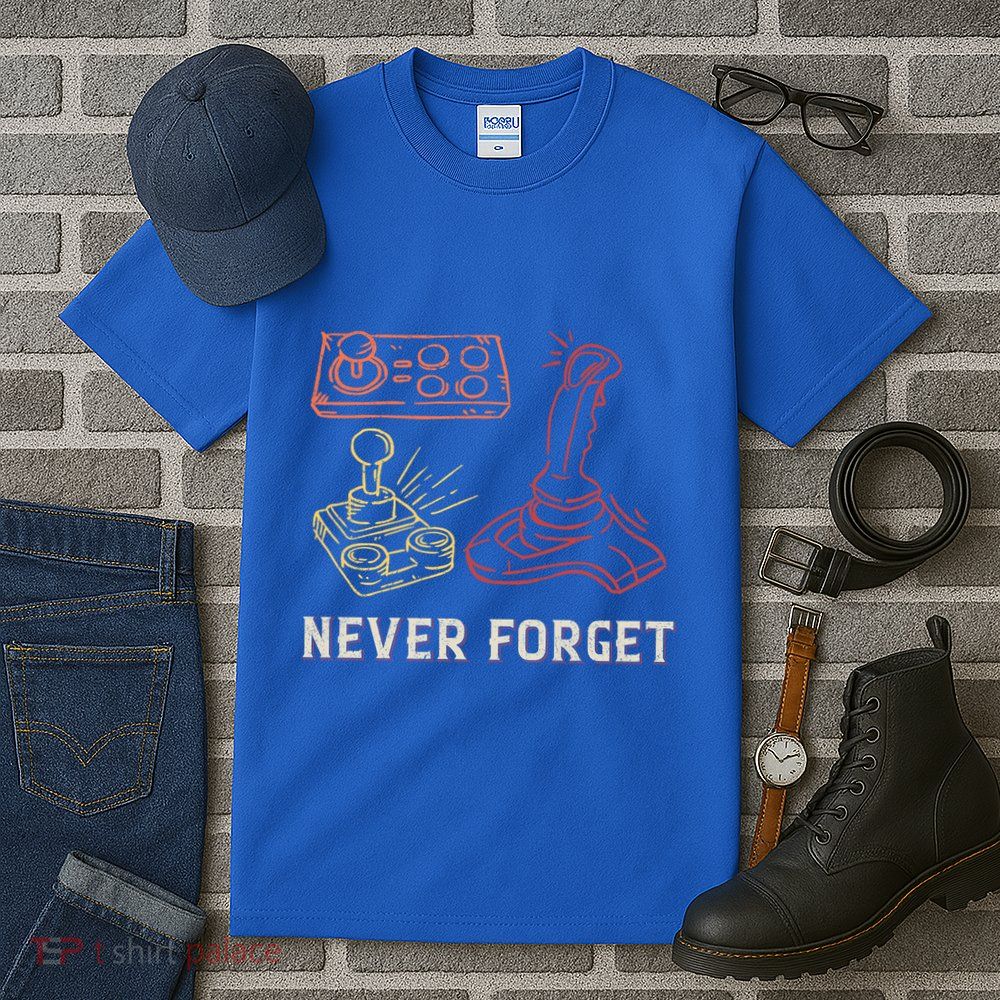 Vintage Never Forget Gamer Gift Tall T-Shirt