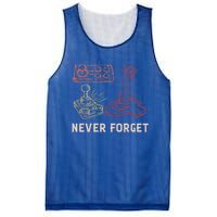 Vintage Never Forget Gamer Gift Mesh Reversible Basketball Jersey Tank