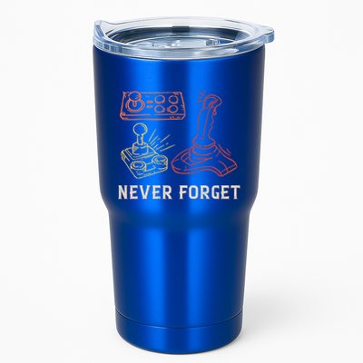 Vintage Never Forget Gamer Gift Tumbler