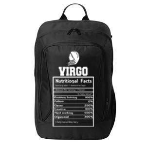 Virgo Nutritional Facts Horoscope Zodiac Astrology Sign Great Gift City Backpack