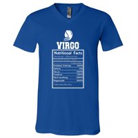 Virgo Nutritional Facts Horoscope Zodiac Astrology Sign Great Gift V-Neck T-Shirt