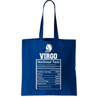 Virgo Nutritional Facts Horoscope Zodiac Astrology Sign Great Gift Tote Bag