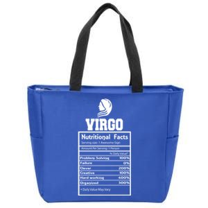 Virgo Nutritional Facts Horoscope Zodiac Astrology Sign Great Gift Zip Tote Bag