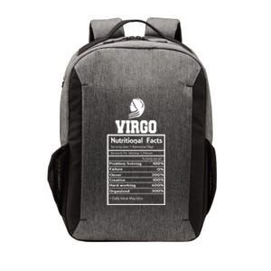 Virgo Nutritional Facts Horoscope Zodiac Astrology Sign Great Gift Vector Backpack