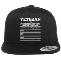 Veteran Nutritional Facts Proud Patriot Flatbill Hat