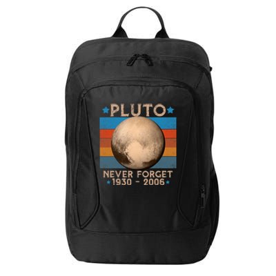 Vintage Never Forget Pluto Nerdy Astronomy Space Science Trendy Design City Backpack