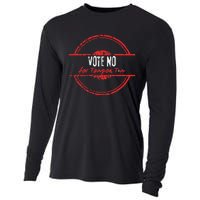 Vote No For Tampon Tim Walz Vice President Kommiebla Satire Cooling Performance Long Sleeve Crew