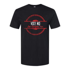 Vote No For Tampon Tim Walz Vice President Kommiebla Satire Softstyle CVC T-Shirt