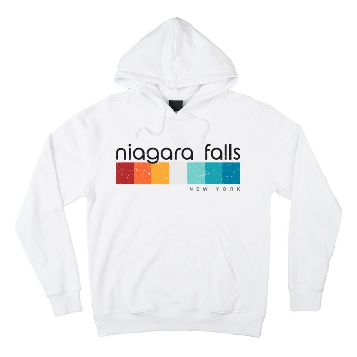 Vintage Niagara Falls New York Retro Design Hoodie