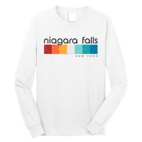 Vintage Niagara Falls New York Retro Design Long Sleeve Shirt