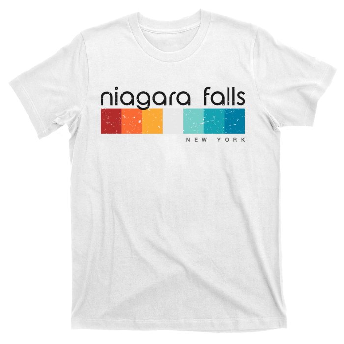 Vintage Niagara Falls New York Retro Design T-Shirt