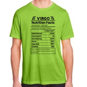 Virgo Nutrition Facts Horoscope Adult ChromaSoft Performance T-Shirt