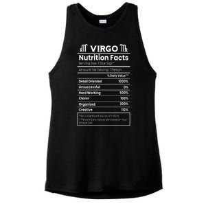 Virgo Nutrition Facts Horoscope Ladies PosiCharge Tri-Blend Wicking Tank