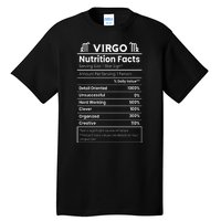 Virgo Nutrition Facts Horoscope Tall T-Shirt