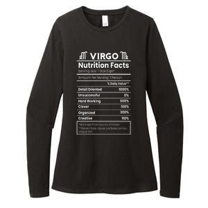 Virgo Nutrition Facts Horoscope Womens CVC Long Sleeve Shirt