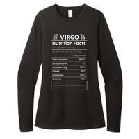 Virgo Nutrition Facts Horoscope Womens CVC Long Sleeve Shirt