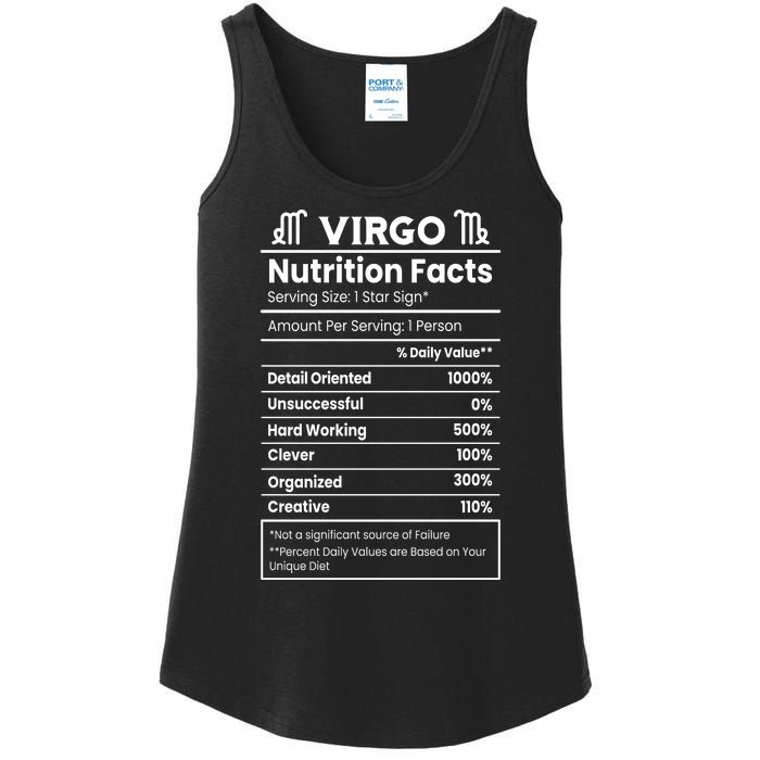 Virgo Nutrition Facts Horoscope Ladies Essential Tank